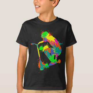 Stunt Scooter Rider Boys Youth T-Shirt