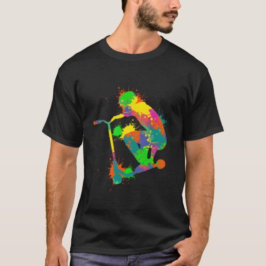 Stunt Scooter Rider Youth T-Shirt (Vorderseite)