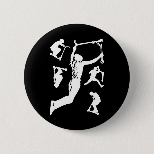 Stunt Scooter Scootering Tricks Button (Vorderseite)