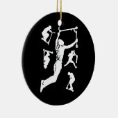 Stunt Scooter Scootering Tricks Keramik Ornament (Rechts)