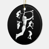 Stunt Scooter Scootering Tricks Keramik Ornament (Links)