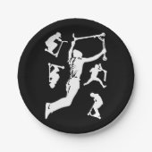 Stunt Scooter Scootering Tricks Pappteller (Vorderseite)