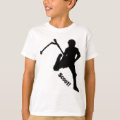 Stunt-Scooter Silhouette Kids T-Shirt (Vorderseite)