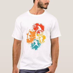 Stunt Scooter Skater Scooter Tricks Kinder Vintage T-Shirt