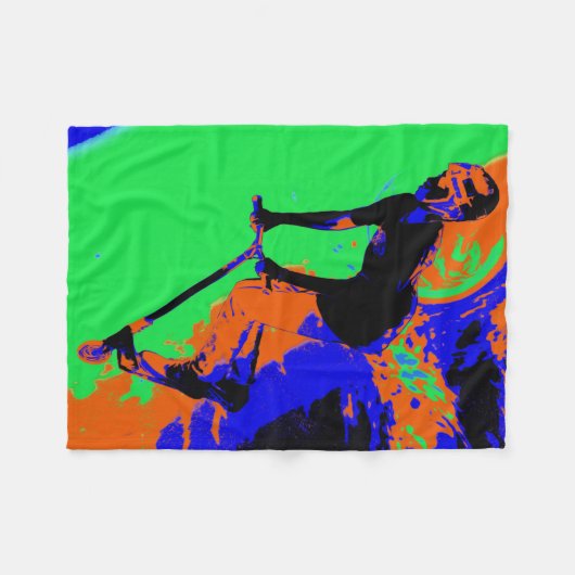 Stunt Scooter Speedster - Scooter Boy Blanket Fleecedecke (Vorderseite (Horizontal))