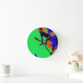 Stunt Scooter Speedster - Scooter Boy Runde Wanduhr (Zuhause)