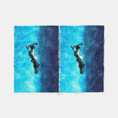 Stunt Scooter Sports Fleece Blanket (Vorderseite (Horizontal))