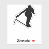Stunt Scooter-Trick Bartwist Aufkleber (Blatt)