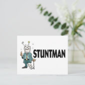 Stuntman Postkarte (Stehend Vorderseite)