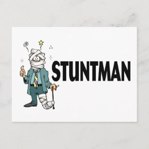 Stuntman Postkarte