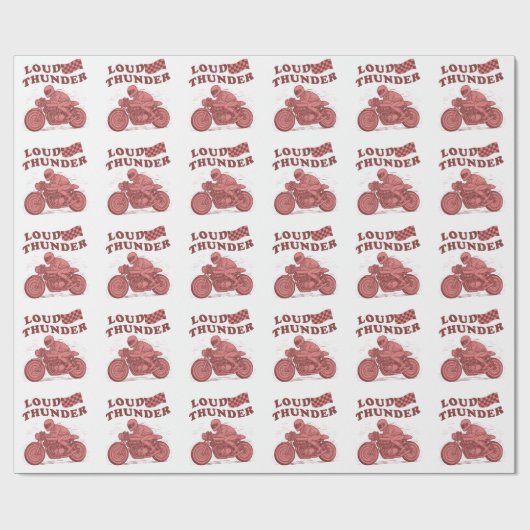 stuntman T-Shirt Geschenkpapier (Flach)