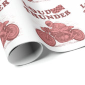 stuntman T-Shirt Geschenkpapier (Rolleneckpunkt)