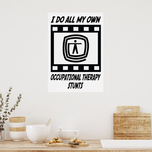 Stunts der Arbeitstherapie Poster (Küche)