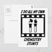 Stunts der Chemie Postkarte (Vorne/Hinten)