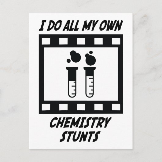 Stunts der Chemie Postkarte (Vorderseite)