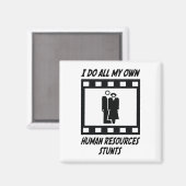 Stunts der Humanressourcen Magnet (Vorderseite/Rückseite)