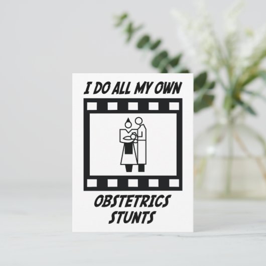 Stunts Postkarte (Stehend Vorderseite)