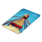 Stupa - Boudhanath, Dharma, Kathmandu, Nepal Magnet (Linke Seite)