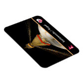 Stupa Boudhanath, Kathmandu am Abend - Nepal Magnet (Rechte Seite)