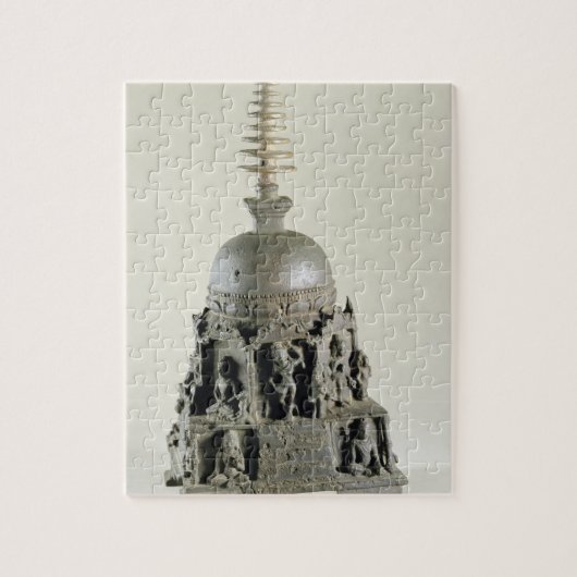 Stupa, Pala, Nalanda, Bihar (Bronze) Puzzle (Vertikal)