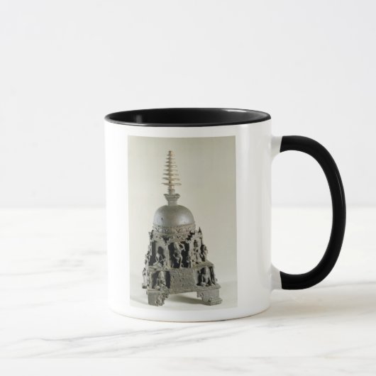 Stupa, Pala, Nalanda, Bihar (Bronze) Tasse (Rechts)