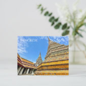 stupas wat pho bangkok postkarte (Stehend Vorderseite)
