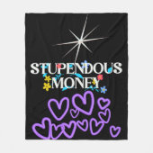 Stupendous Money  Fleecedecke (Vorderseite)