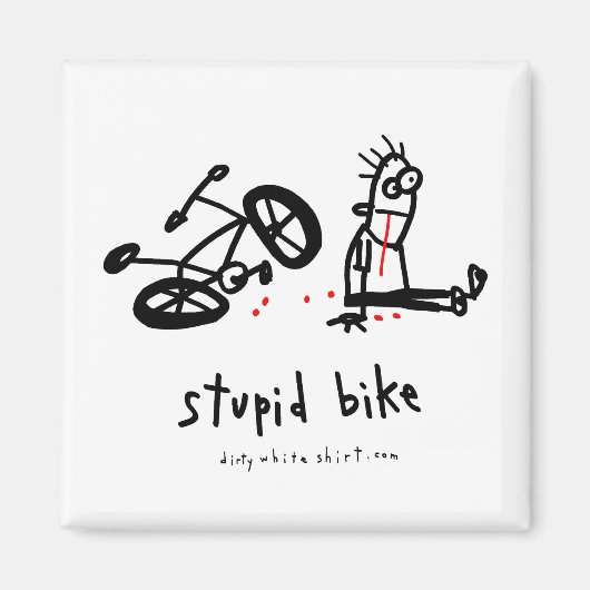 Stupid Bike Magnet (Vorne)