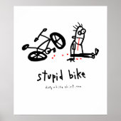 Stupid Bike Poster (Vorne)