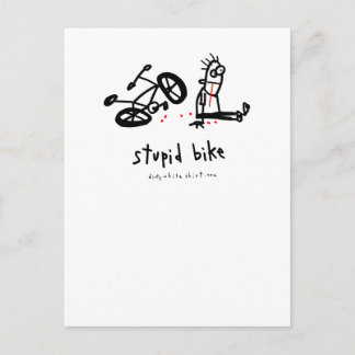 Stupid Bike Postkarte