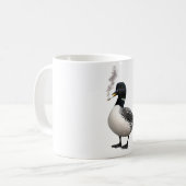 stupid Canadian wolf bird common loon Smoking meme Kaffeetasse (Vorderseite Links)
