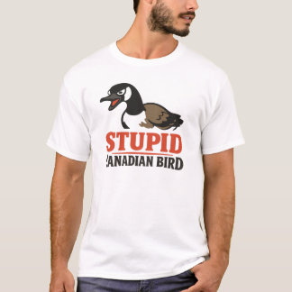 Stupid Canadian Wolf Bird Shirt – Funny Animal Mem