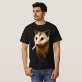 Stupid Cool Funny Opossum Meme | Rauchen Possum wi T-Shirt (Vorne ganz)
