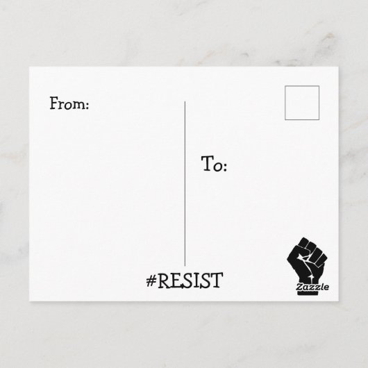 Stupid-Dinge Donald Trump sagte Postkarten (Rückseite)