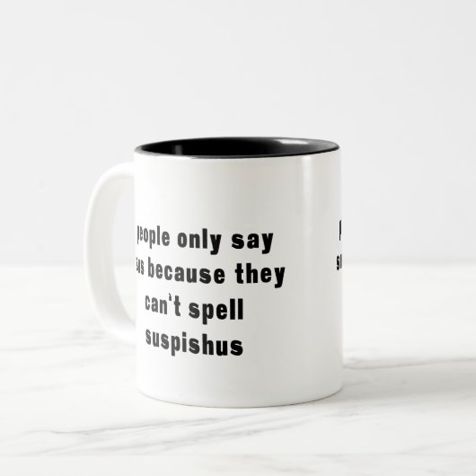 Stupid Funny Sus Tasse (Vorderseite Links)