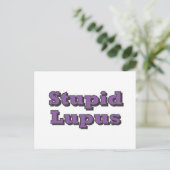 Stupid Lupus Postkarte (Stehend Vorderseite)