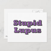 Stupid Lupus Postkarte (Vorne/Hinten)