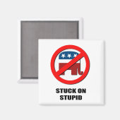 Stupid Magnet (Vorderseite/Rückseite)