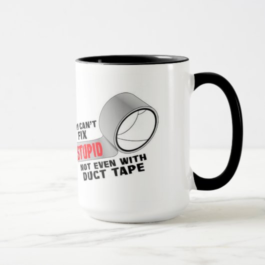 Stupid Ringer-Tasse Tasse (Rechts)