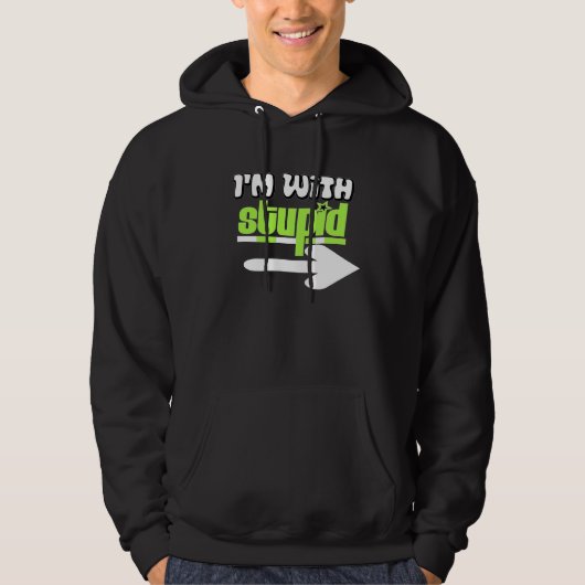 Stupid-Shirt Hoodie (Vorderseite)