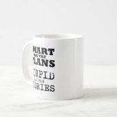 Stupid Stories Funny Mug Kaffeetasse (Vorderseite Links)