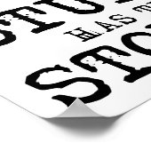 Stupid Stories Funny Poster (Ecke)