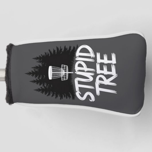 Stupid Tree Disc Golf Funny Frisbee Golf Golfer Headcover (Vorderseite)