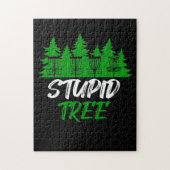 Stupid Tree Disk Golf Funny Frisbee Golf Puzzle (Vertikal)