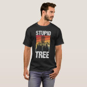 Stupid Tree Disk Golf Sport Frisbee Fans Disk Gol T-Shirt (Vorne ganz)