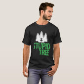 Stupid Tree Disk Golf T - Shirt Long Sleeve Frisbe (Vorne ganz)