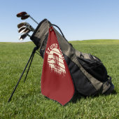 Stupid Tree Funny Disk Golf Sports Golfhandtuch (Gras)