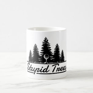 Stupid Trees Golf Ball T-Shirt GIft Kaffeetasse