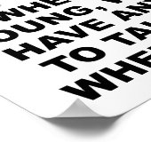 Stupid Young Things Funny Poster (Ecke)