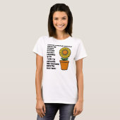 Stupiden Pflanze Funny T - Shirt (Vorne ganz)